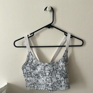 Soulcycle Snakeskin Sports Bra SIZE L